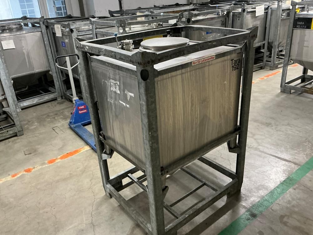 S/S storage tank 1.000L (2x)