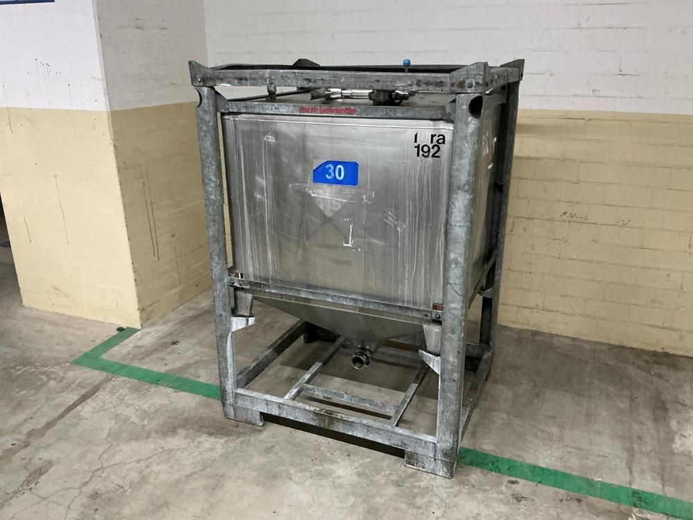 S/S storage tank 1.000L (2x)