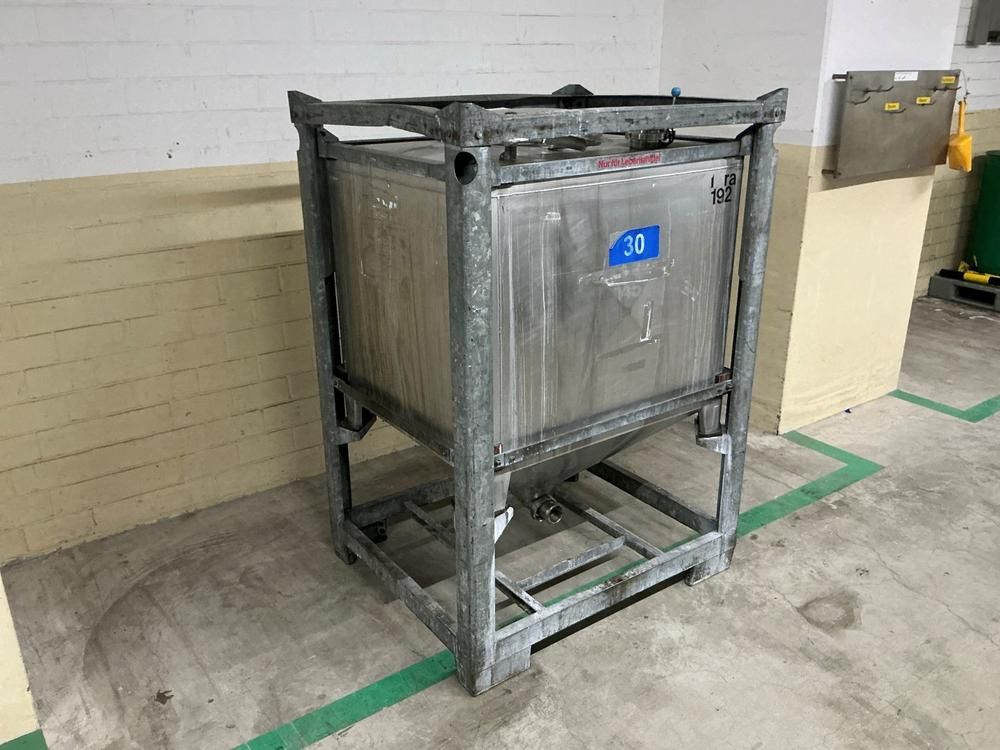 S/S storage tank 1.000L (4x)