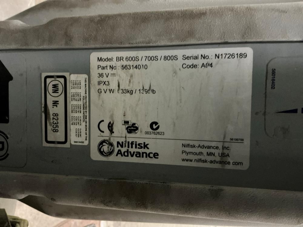 Nilfisk BR 600 S floor cleaner