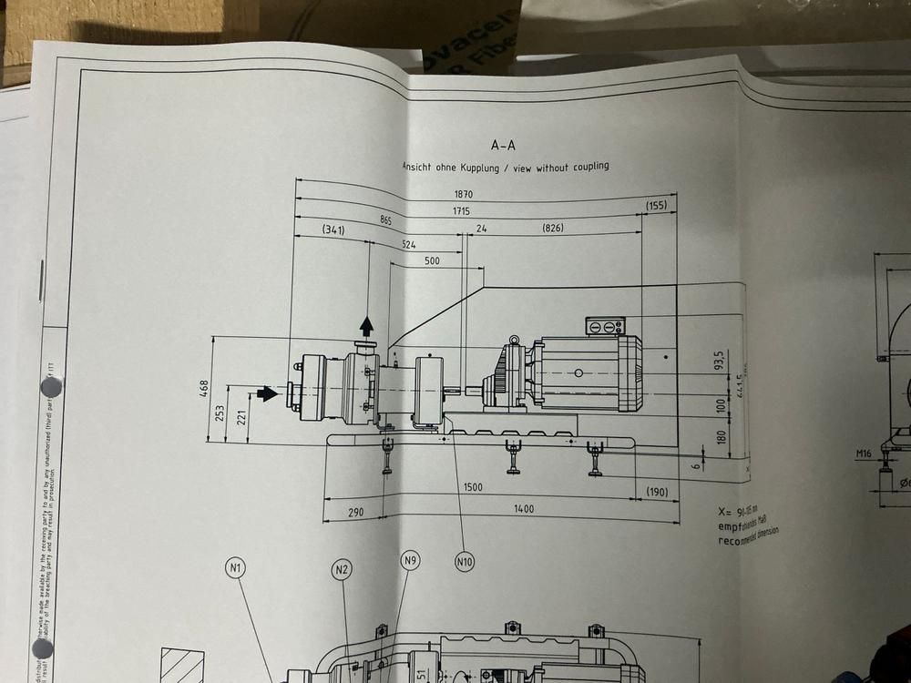 Bornemann SLH-4G-4039/1/QN Twin-screw positive displacement pump