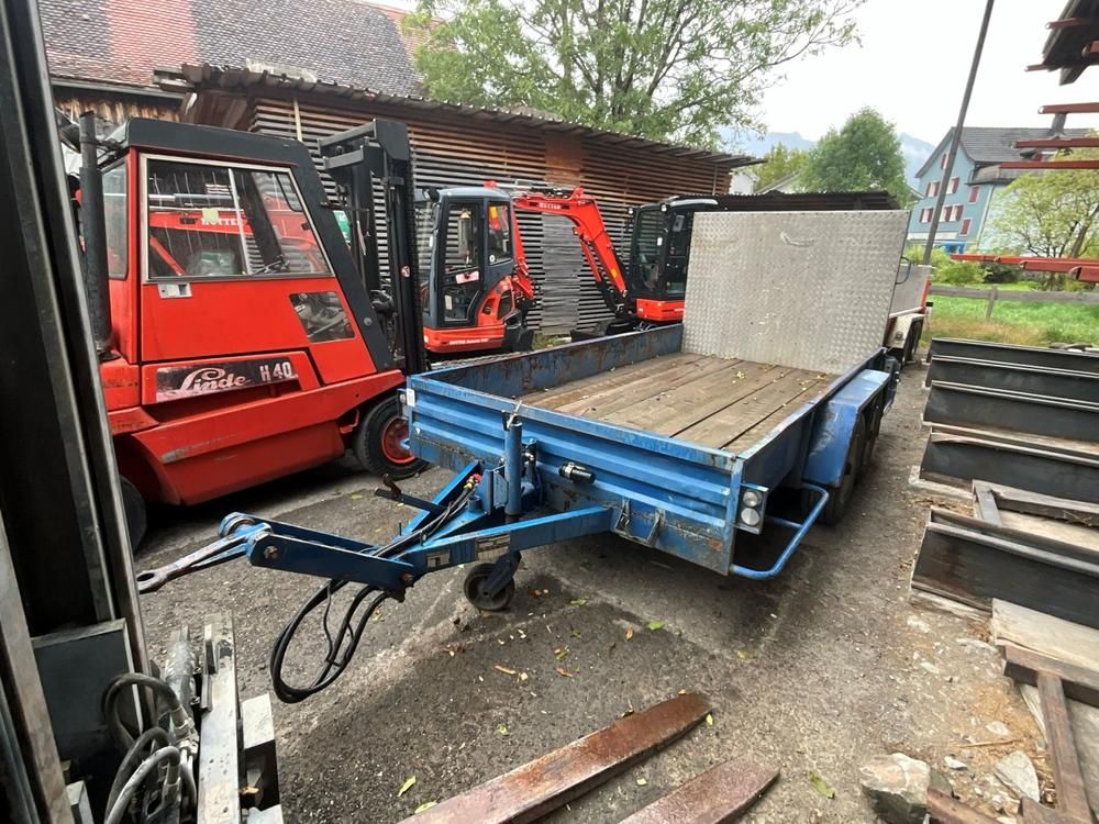 2000 Zbinden TA-97/6.0 flatbed ramp trailer