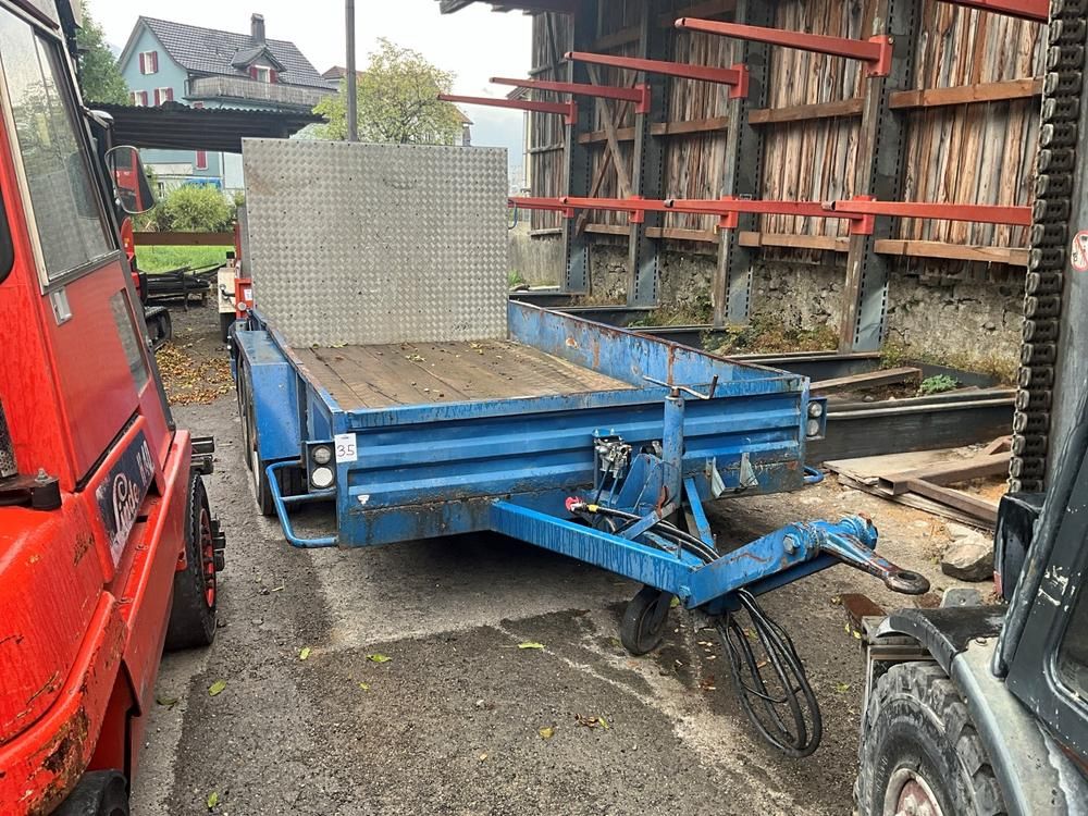 2000 Zbinden TA-97/6.0 flatbed ramp trailer