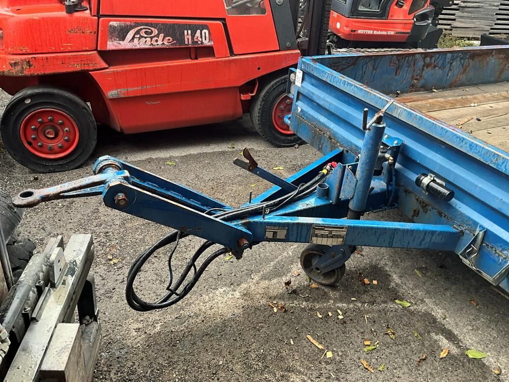 2000 Zbinden TA-97/6.0 flatbed ramp trailer