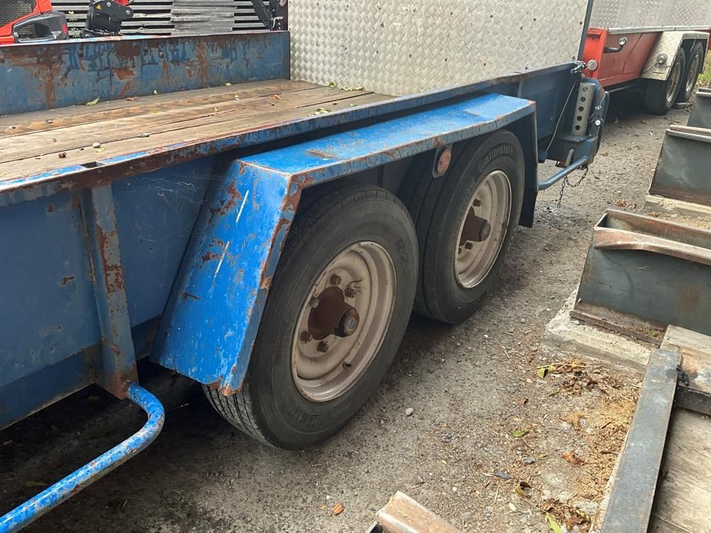 2000 Zbinden TA-97/6.0 flatbed ramp trailer