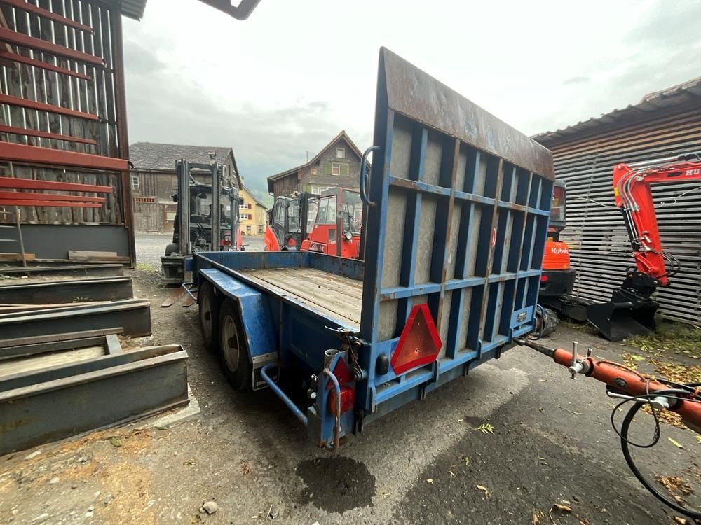 2000 Zbinden TA-97/6.0 flatbed ramp trailer