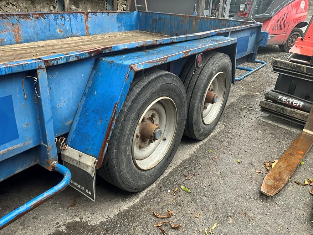 2000 Zbinden TA-97/6.0 flatbed ramp trailer