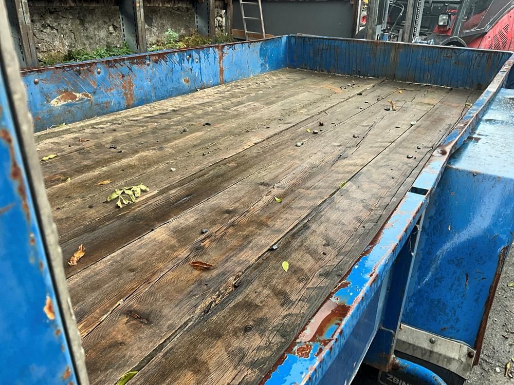 2000 Zbinden TA-97/6.0 flatbed ramp trailer