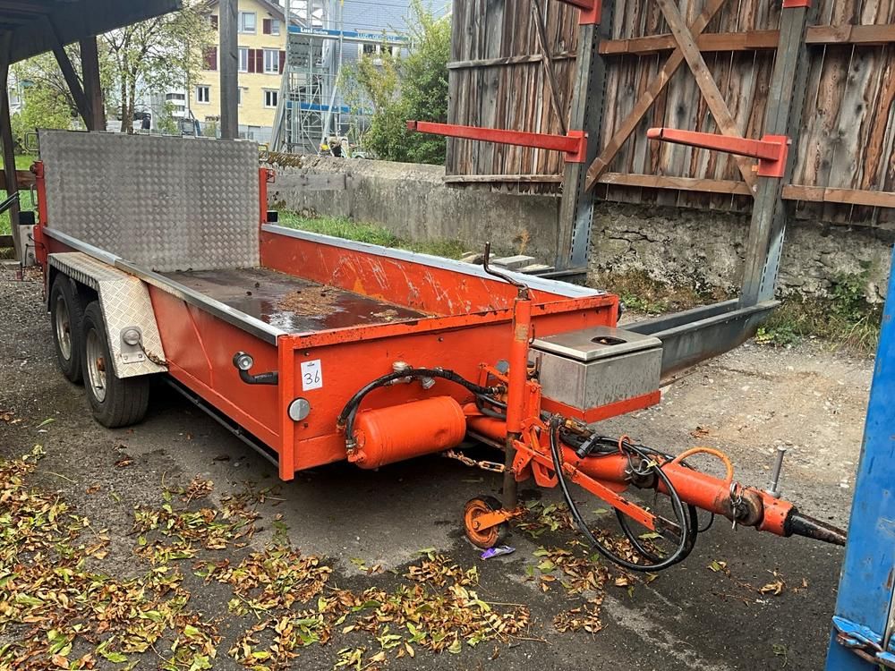 Flatbed ramp trailer