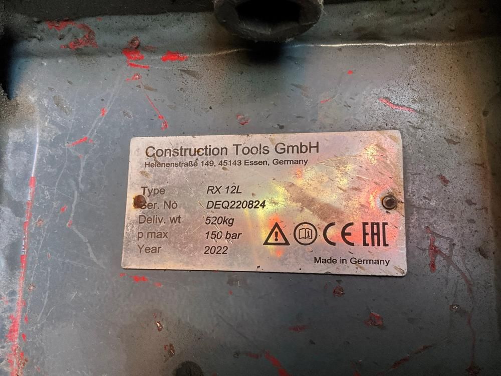2022 Egli HA 12/90 hydraulic breaker