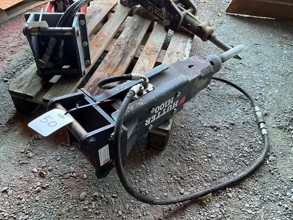 2023 Hutter H100 hydraulic breaker