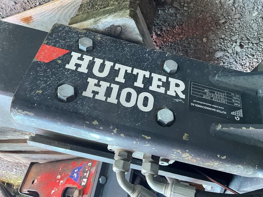 2023 Hutter H100 hydraulic breaker