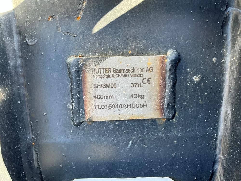 Hutter Baumaschinen AG SH/SM05 400 mm digging bucket