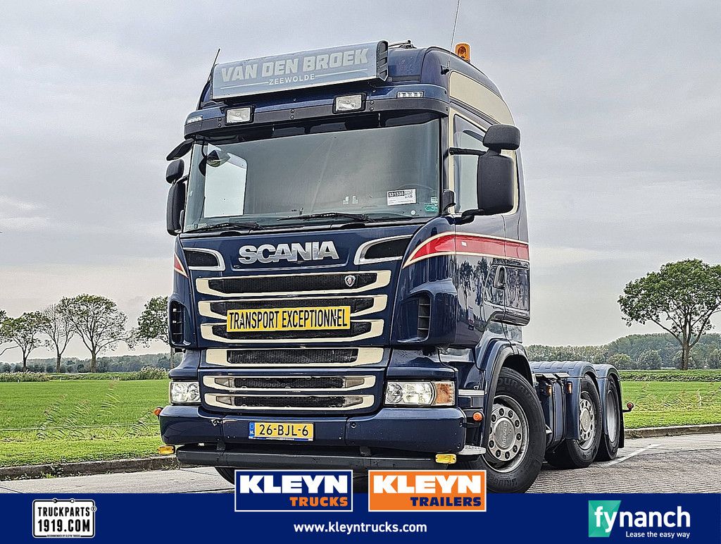SCANIA R500 V8 HANDBAK OPEN PIJP MANUAL GEARBOX OPEN EXHAUST NL APK 10-2027