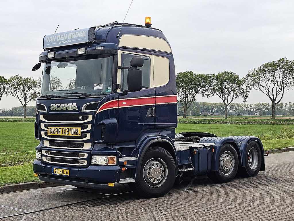 SCANIA R500 V8 HANDBAK OPEN PIJP MANUAL GEARBOX OPEN EXHAUST NL APK 10-2027