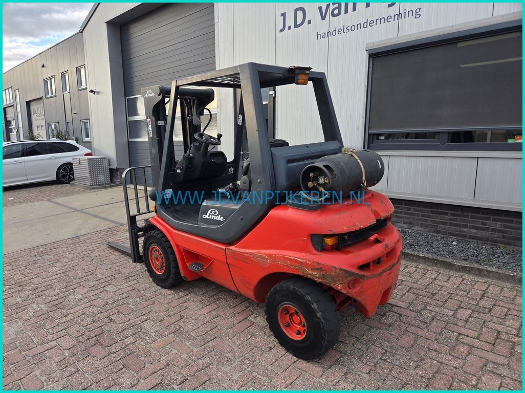 Linde H25T-03 7150uur triplex4.25m+sideshift+203cm hoog