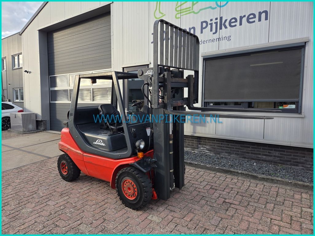Linde H25T-03 7150uur triplex4.25m+sideshift+203cm hoog