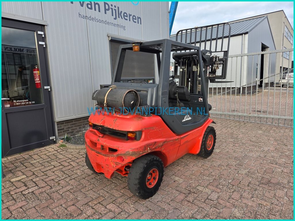 Linde H25T-03 7150uur triplex4.25m+sideshift+203cm hoog