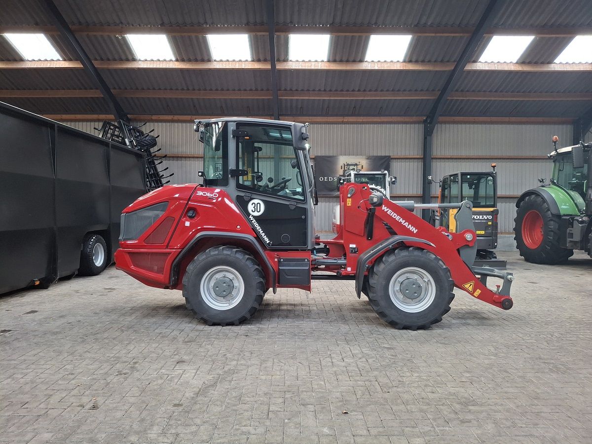 Weidemann 3060 wiellader, shovel, BJ2025, 30KM/H, Demo!