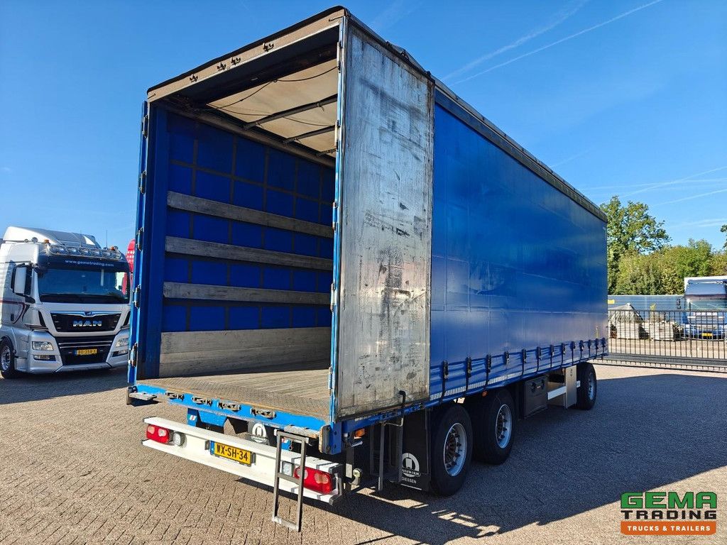 Burg BPA 09-18 SRNXX Curtain-sided trailer 9.1m - Aluminium sides - Sliding roof - Hardwood floor - SAF disc brake 04/2027 MOT