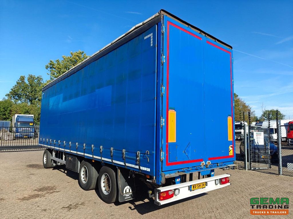 Burg BPA 09-18 SRNXX Curtain-sided trailer 9.1m - Aluminium sides - Sliding roof - Hardwood floor - SAF disc brake 04/2027 MOT