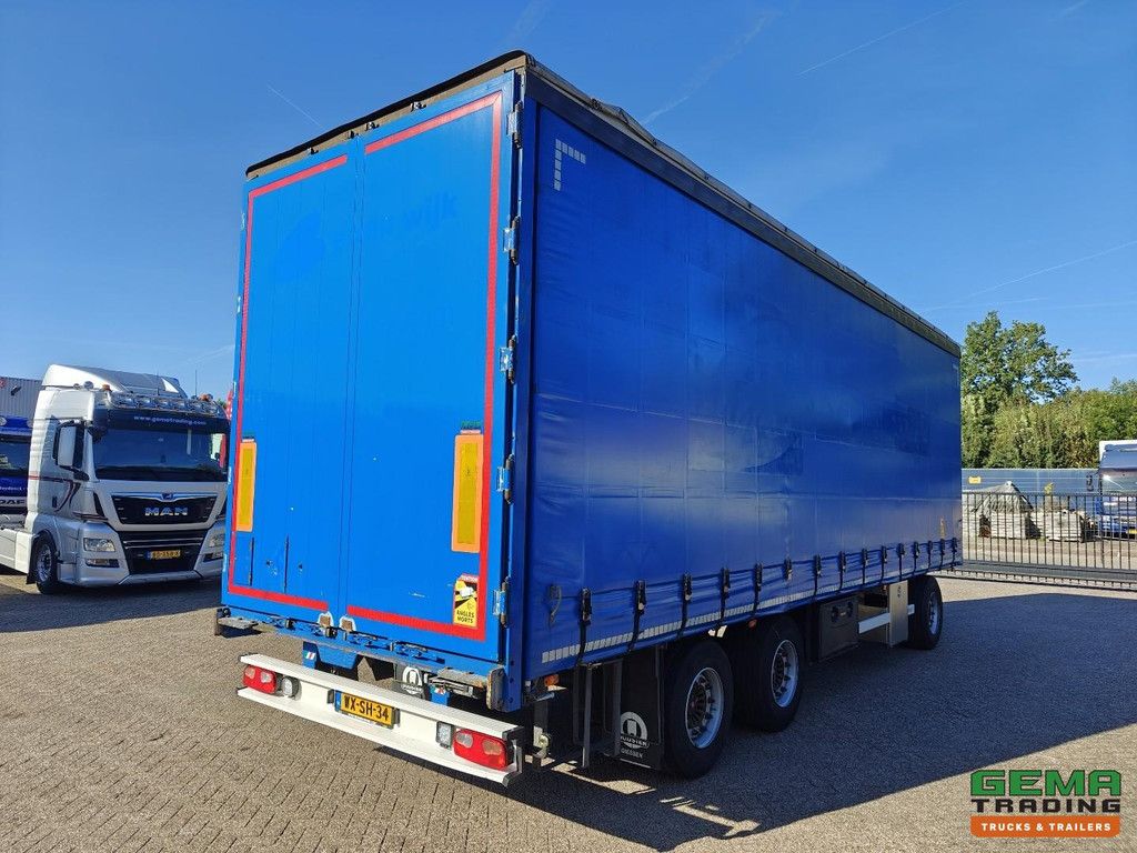 Burg BPA 09-18 SRNXX Curtain-sided trailer 9.1m - Aluminium sides - Sliding roof - Hardwood floor - SAF disc brake 04/2027 MOT