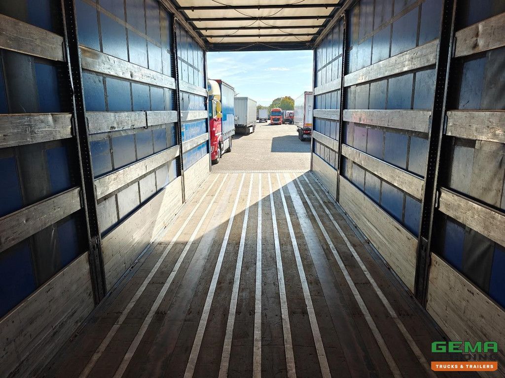 Burg BPA 09-18 SRNXX Curtain-sided trailer 9.1m - Aluminium sides - Sliding roof - Hardwood floor - SAF disc brake 04/2027 MOT