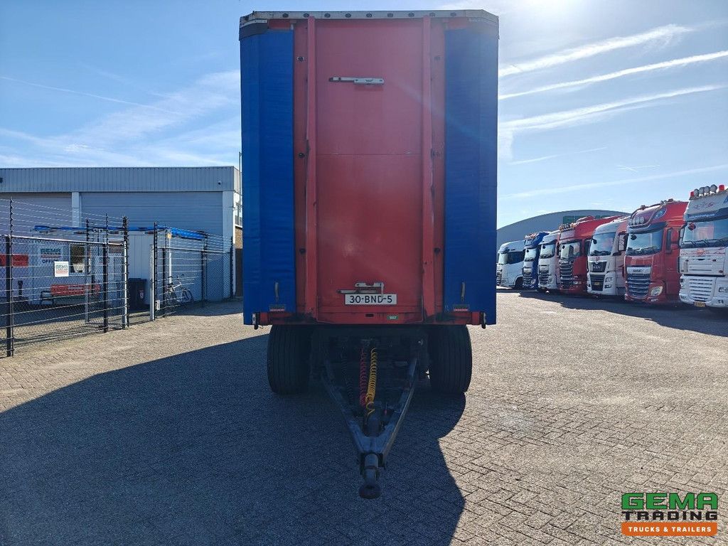 Burg BPA 09-18 SRNXX Curtain-sided trailer 9.1m - Aluminium sides - Sliding roof - Hardwood floor - SAF disc brake 04/2027 MOT