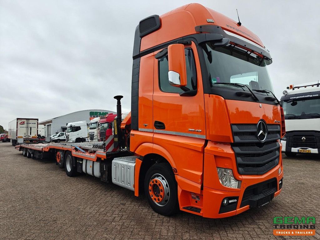 Mercedes-Benz Actros 6x2/4 BigSpace Euro6C Palfinger PK12.501 RemoteControl - Lier 3.6T + Polkon Aanhanger