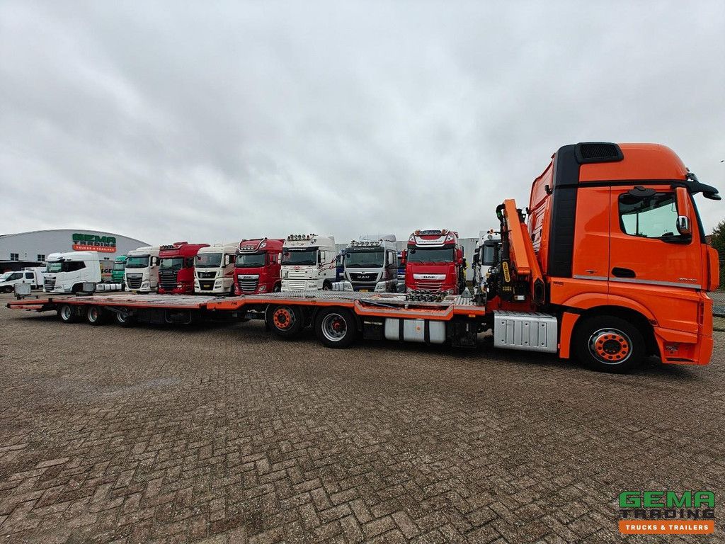 Mercedes-Benz Actros 6x2/4 BigSpace Euro6C Palfinger PK12.501 RemoteControl - Lier 3.6T + Polkon Aanhanger