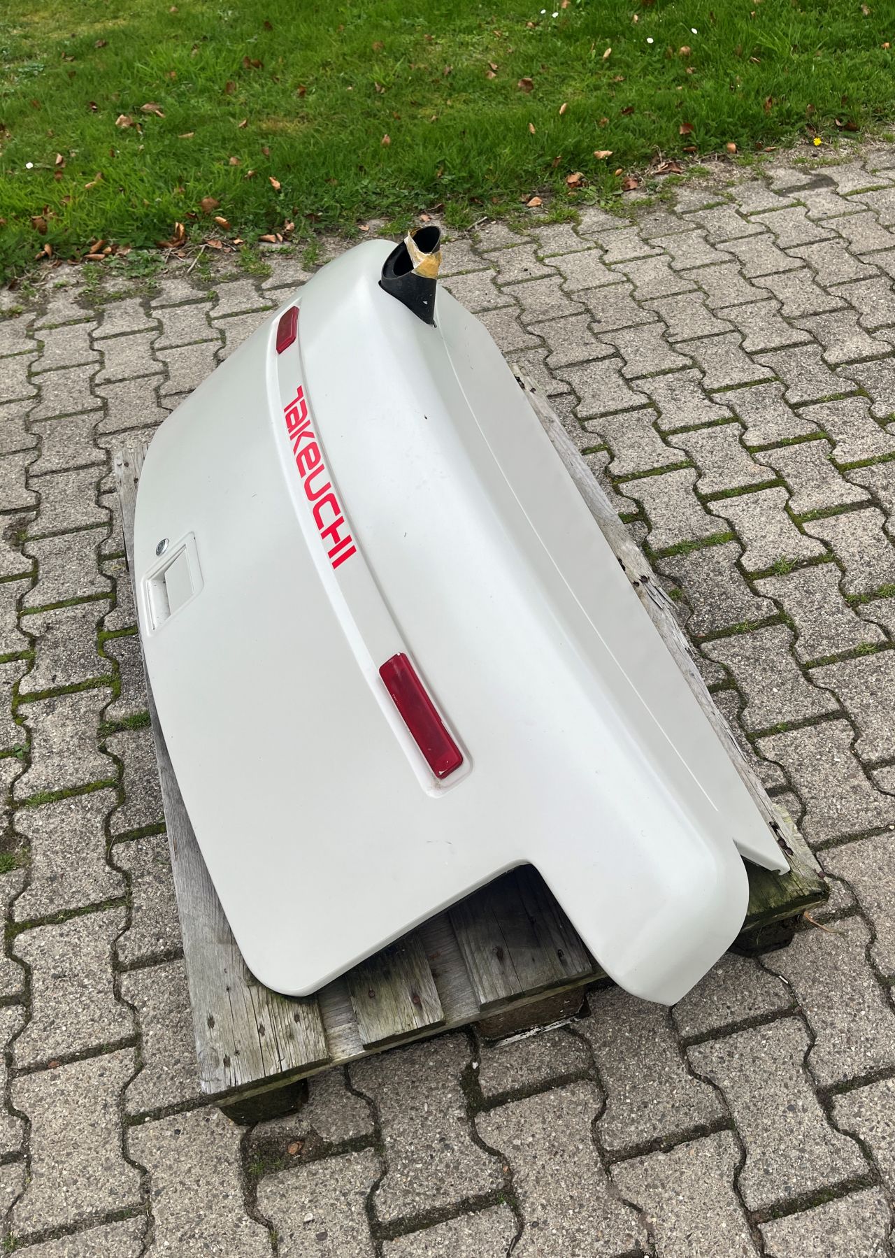 Takeuchi motorkap - als nieuw