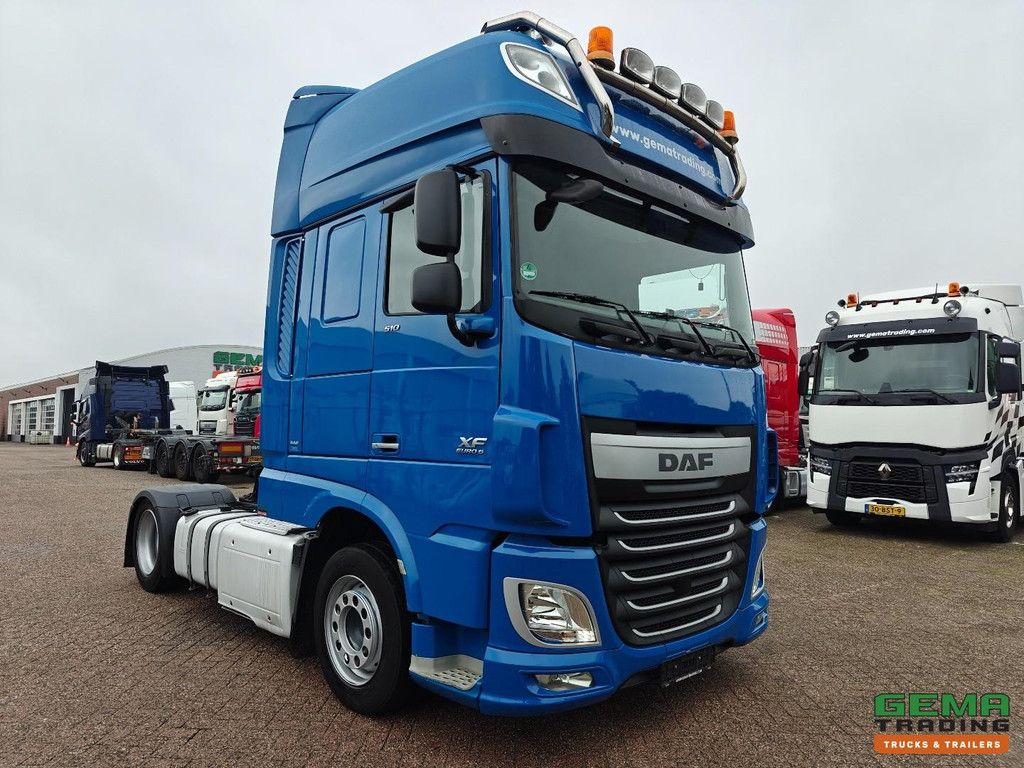 DAF XF 510 FT 4x2 SuperSpaceCab Euro6C – Retarder – Pneumatische Hubplatte – Stationäre Klimaanlage – SmartTachoV2 – GermanTruck