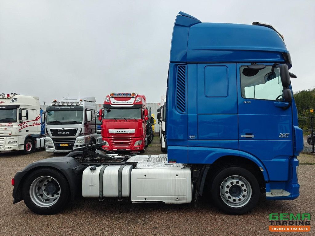 DAF XF 510 FT 4x2 SuperSpaceCab Euro6C – Retarder – Pneumatische Hubplatte – Stationäre Klimaanlage – SmartTachoV2 – GermanTruck