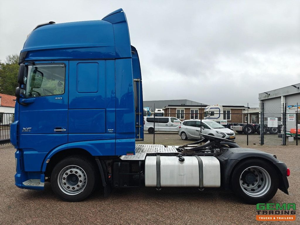 DAF XF 510 FT 4x2 SuperSpaceCab Euro6C – Retarder – Pneumatische Hubplatte – Stationäre Klimaanlage – SmartTachoV2 – GermanTruck