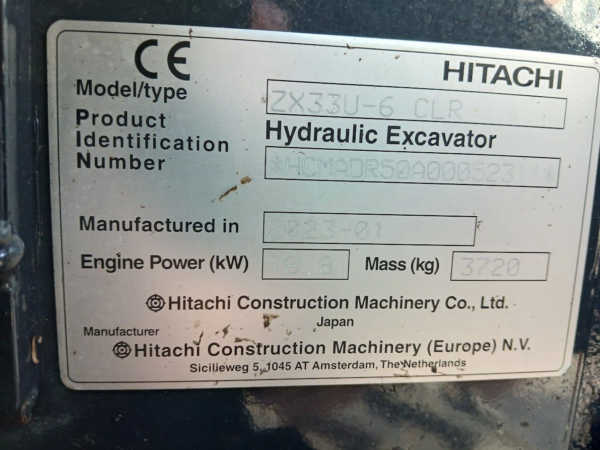 Hitachi ZX33U-6 CLR