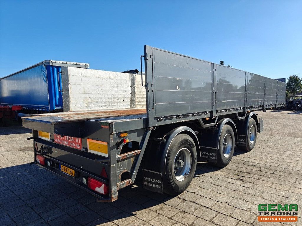 Kennis TPD.348.C-B 11.5m Open Loading Bed Aluminium Sideboards 1.3M Track Width - Steering Axles - BPW Disc Axles
