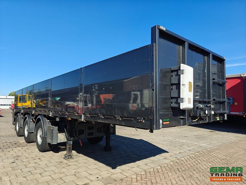 Kennis TPD.348.C-B 11.5m Open Loading Bed Aluminium Sideboards 1.3M Track Width - Steering Axles - BPW Disc Axles