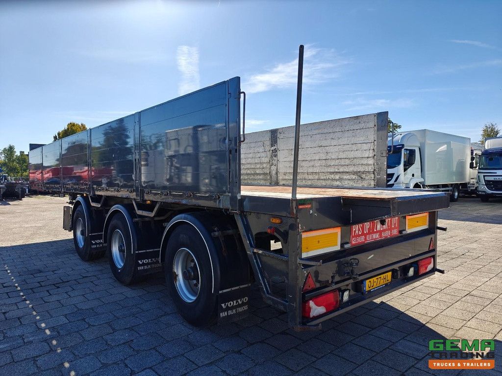 Kennis TPD.348.C-B 11.5m Open Loading Bed Aluminium Sideboards 1.3M Track Width - Steering Axles - BPW Disc Axles