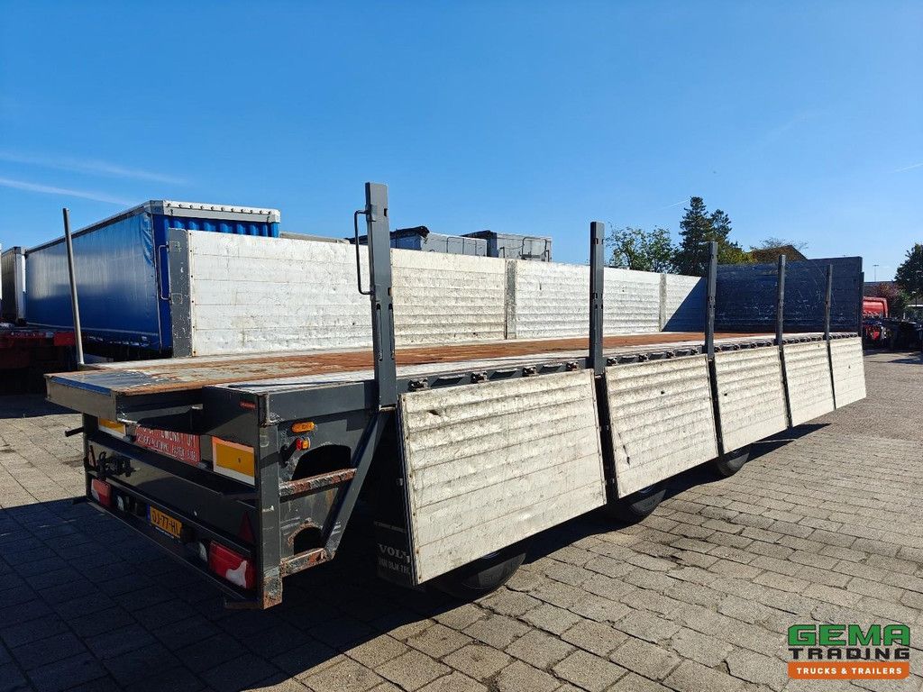 Kennis TPD.348.C-B 11.5m Open Loading Bed Aluminium Sideboards 1.3M Track Width - Steering Axles - BPW Disc Axles
