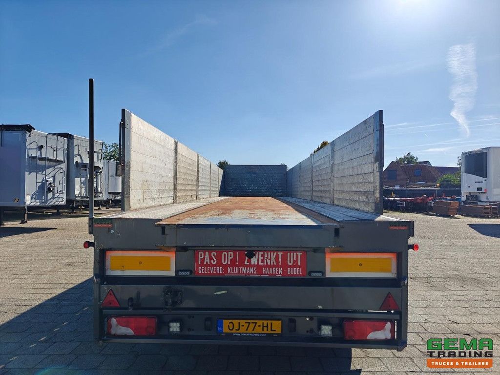 Kennis TPD.348.C-B 11.5m Open Loading Bed Aluminium Sideboards 1.3M Track Width - Steering Axles - BPW Disc Axles