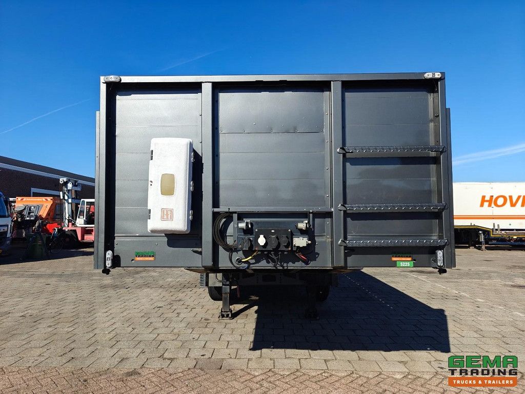 Kennis TPD.348.C-B 11.5m Open Loading Bed Aluminium Sideboards 1.3M Track Width - Steering Axles - BPW Disc Axles