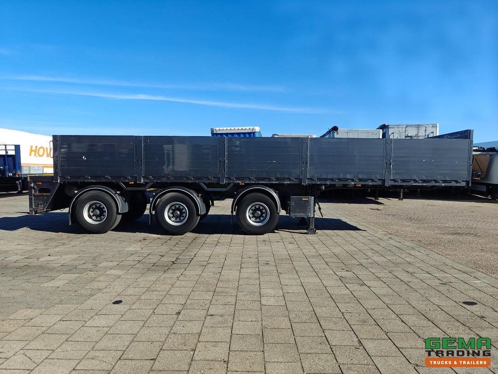 Kennis TPD.348.C-B 11.5m Open Loading Bed Aluminium Sideboards 1.3M Track Width - Steering Axles - BPW Disc Axles