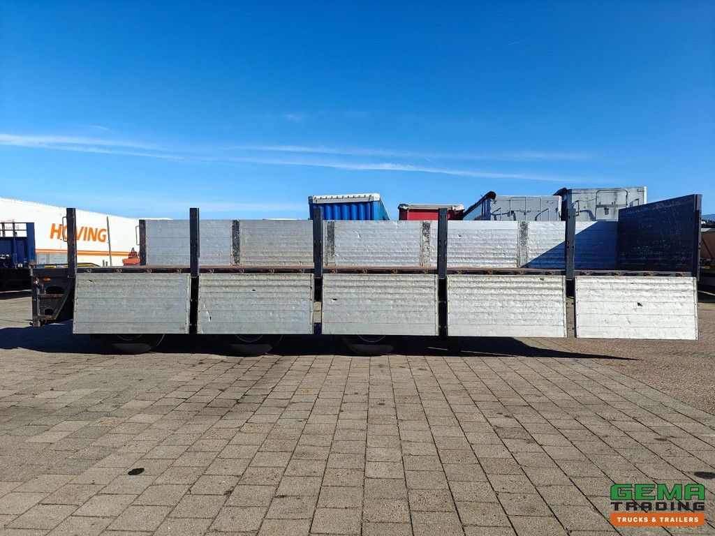 Kennis TPD.348.C-B 11.5m Open Loading Bed Aluminium Sideboards 1.3M Track Width - Steering Axles - BPW Disc Axles
