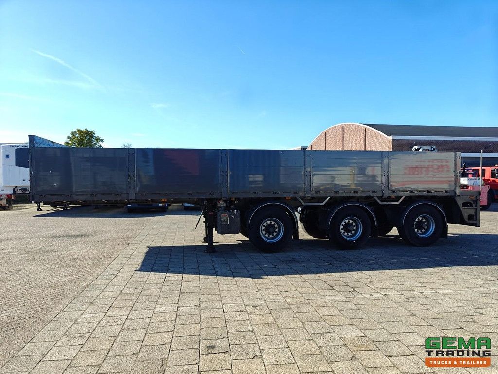 Kennis TPD.348.C-B 11.5m Open Loading Bed Aluminium Sideboards 1.3M Track Width - Steering Axles - BPW Disc Axles