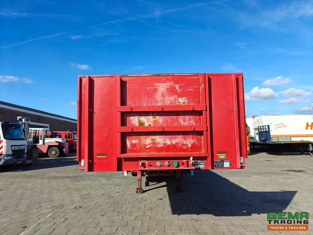Kromhout 3.VOU-16-27.1N Open Loading Bed 12.4m - Extendable 5.9m - Trailing Axle - SAF Drum Brake