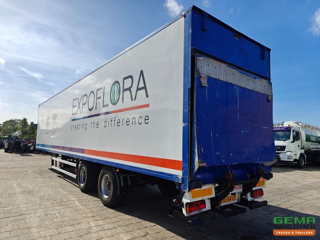 Groenewegen DR0-14-18B Geschlossener Kastenaufbau 13,6 m + Heckklappe 2000 kg – Lift-/Lenkachse – BPW-Scheibenbremsen – TÜV bis 01/2027