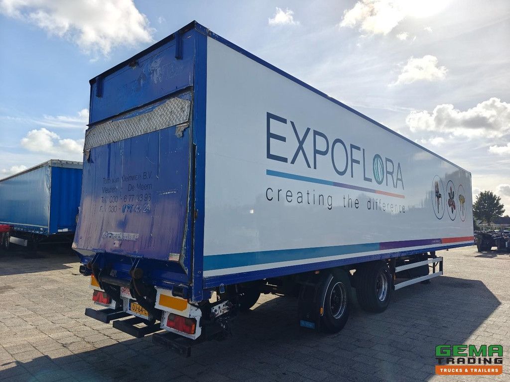 Groenewegen DR0-14-18B Geschlossener Kastenaufbau 13,6 m + Heckklappe 2000 kg – Lift-/Lenkachse – BPW-Scheibenbremsen – TÜV bis 01/2027