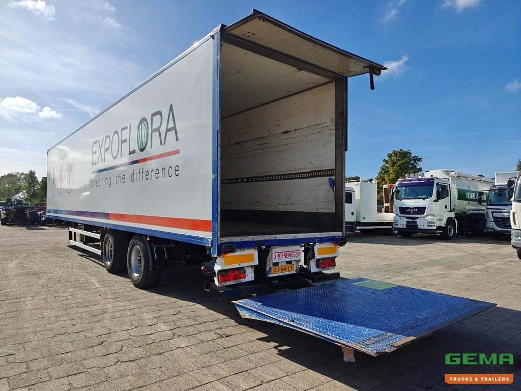 Groenewegen DR0-14-18B Geschlossener Kastenaufbau 13,6 m + Heckklappe 2000 kg – Lift-/Lenkachse – BPW-Scheibenbremsen – TÜV bis 01/2027