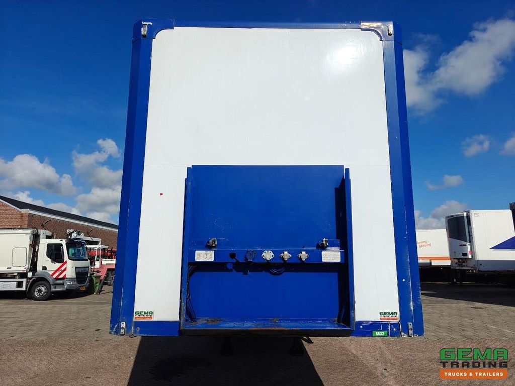 Groenewegen DR0-14-18B Geschlossener Kastenaufbau 13,6 m + Heckklappe 2000 kg – Lift-/Lenkachse – BPW-Scheibenbremsen – TÜV bis 01/2027