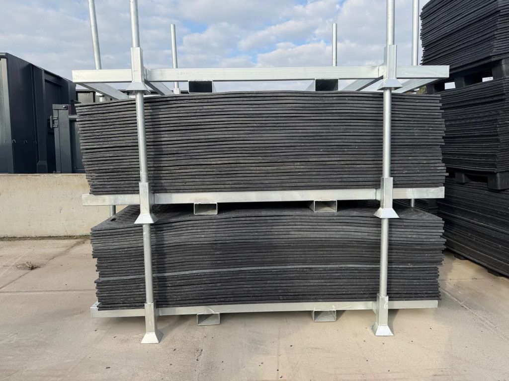 Sidalco Stapelbox met rijplaten 30st 240x120x1,5cm